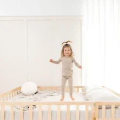 Fitted Sheet with Pillowcases in Oat