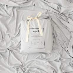 Fitted Sheet with Pillowcases in Storm