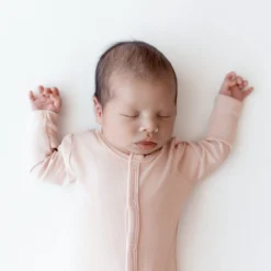 Footie in Blush