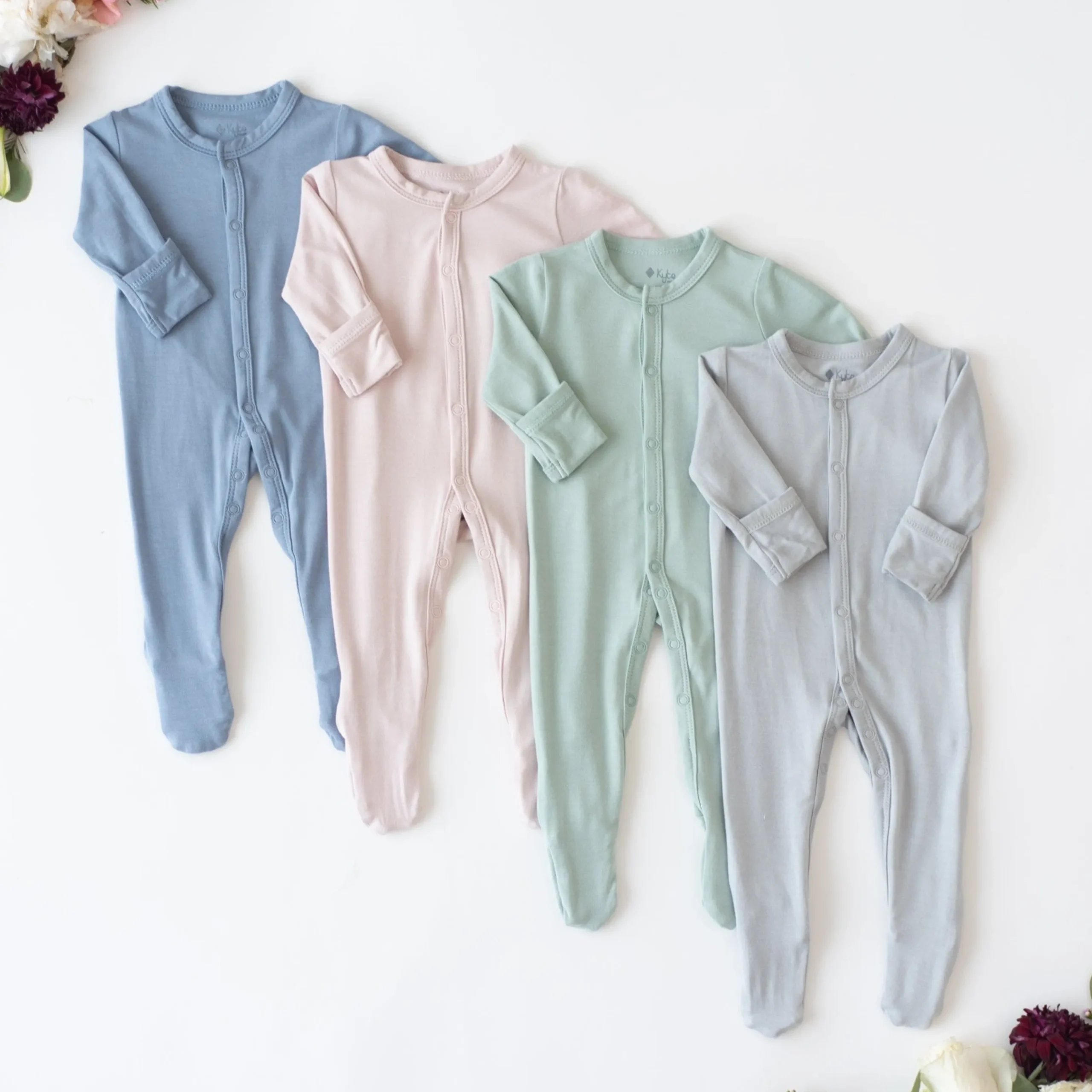 Footie in Blush