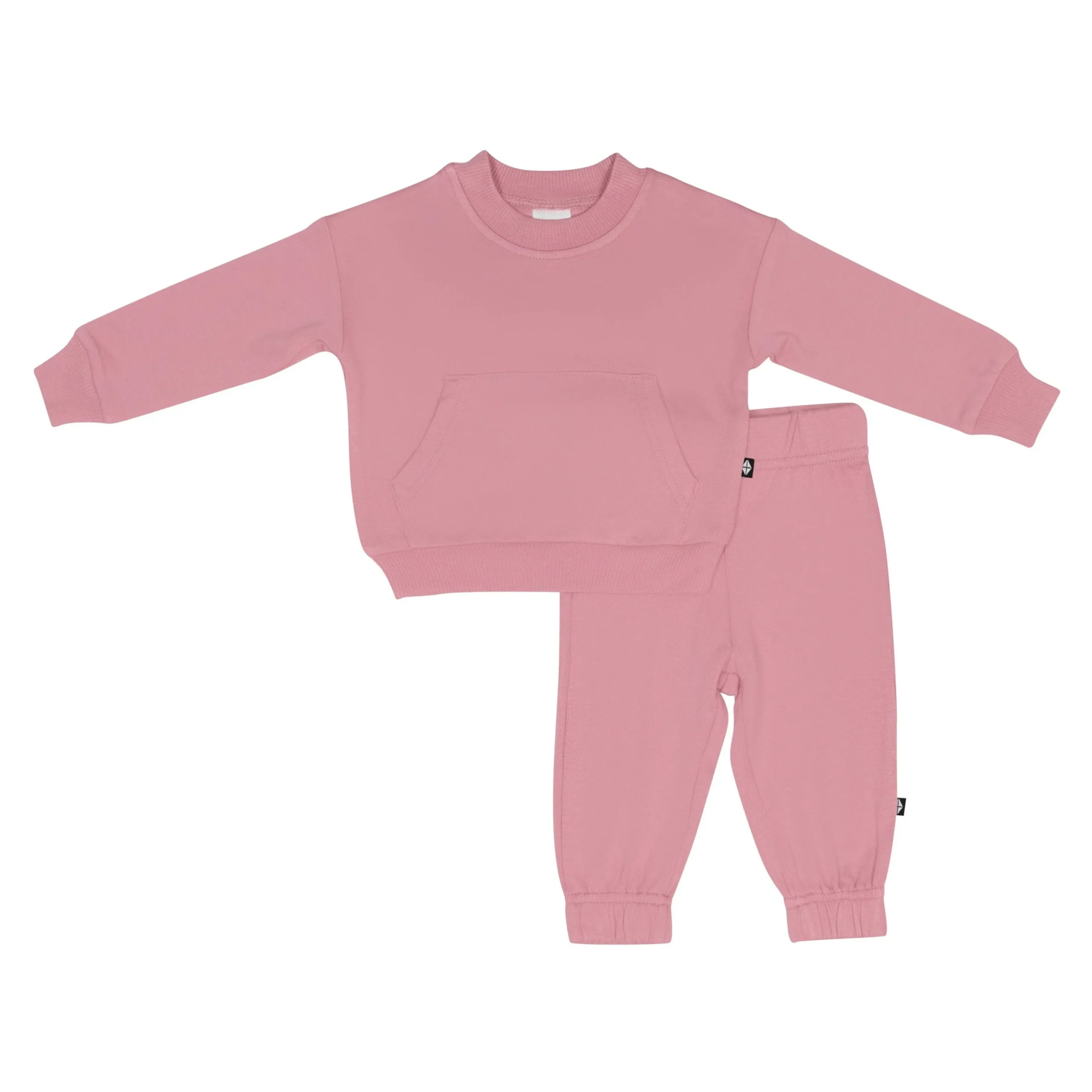 French Terry Jogger Set in Apple Blossom