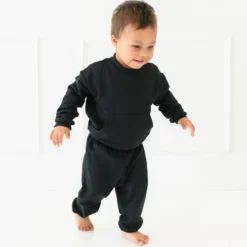 French Terry Jogger Set in Midnight