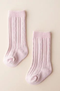 Knee High Socks in Blush