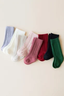 Knee High Socks in Blush