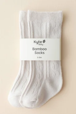 Knee High Socks in Oat