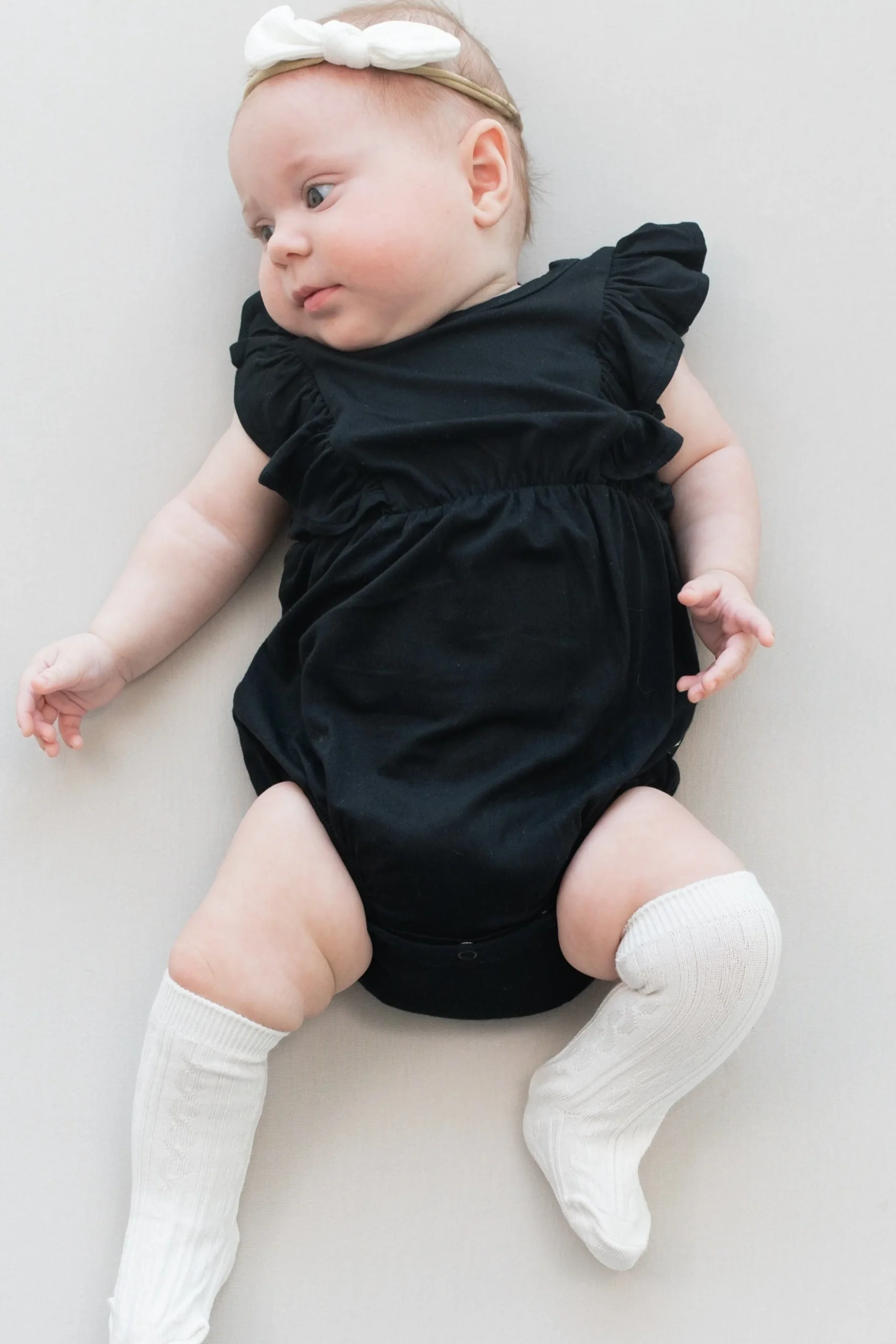 Knee High Socks in Oat