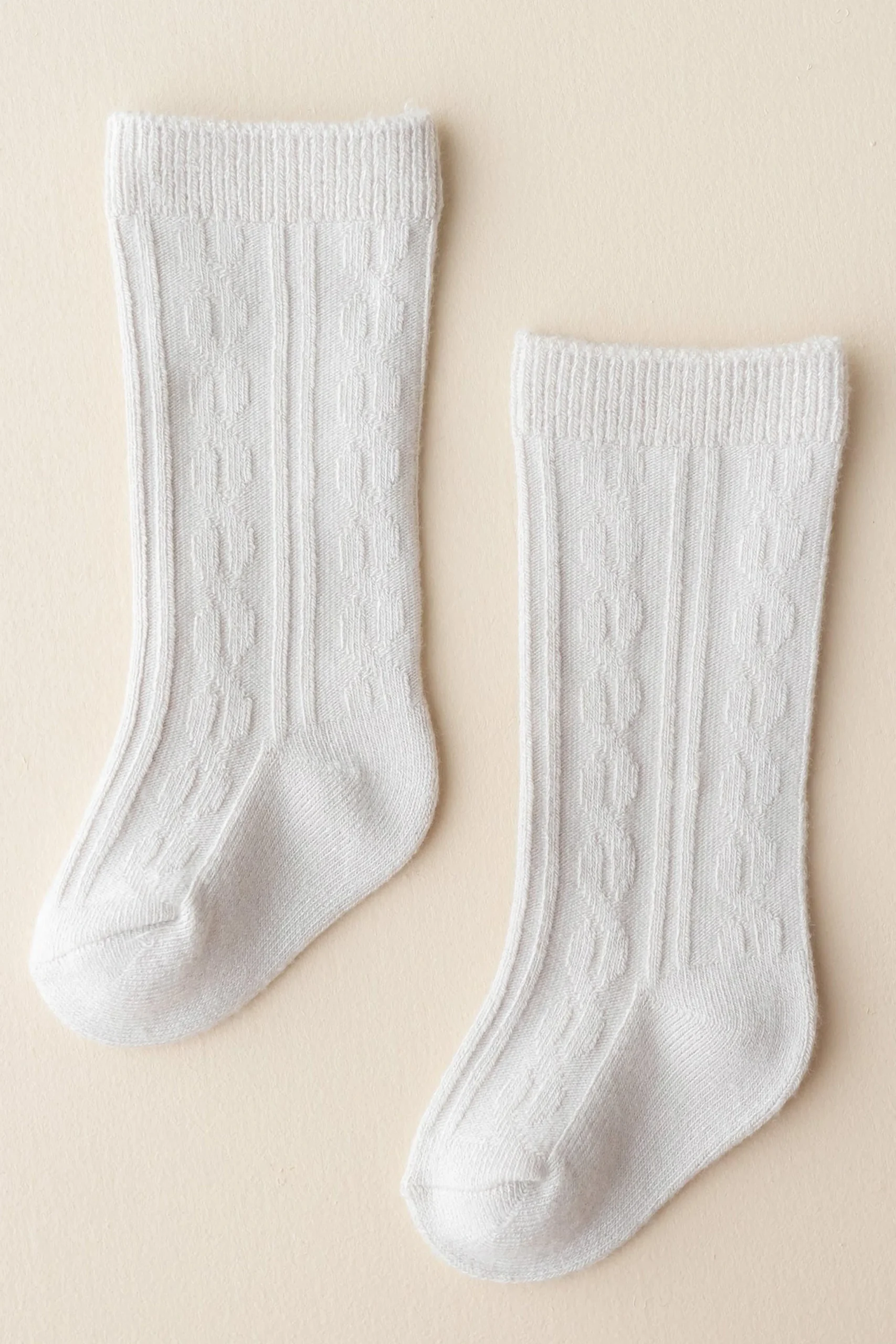 Knee High Socks in Oat