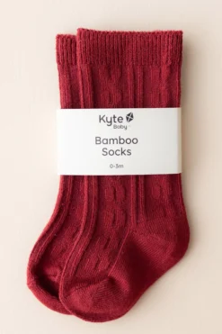 Knee High Socks in Ruby