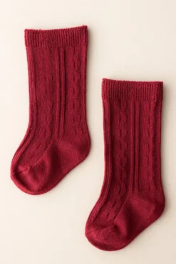 Knee High Socks in Ruby
