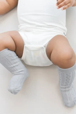 Knee High Socks in Storm