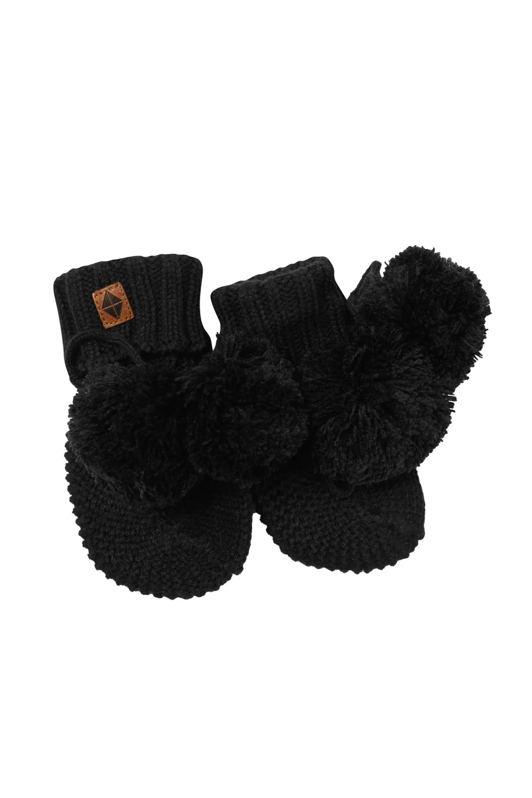Knit Booties in Midnight