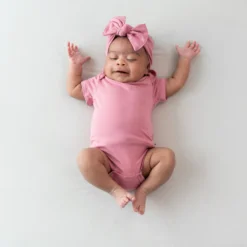 Knotted Bow Headband in Apple Blossom