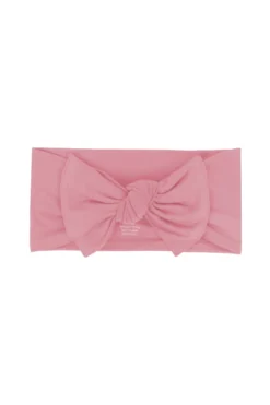 Knotted Bow Headband in Apple Blossom