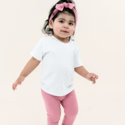 Knotted Bow Headband in Apple Blossom