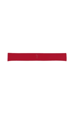 Knotted Bow Headband in Cardinal