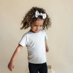 Knotted Bow Headband in Oat