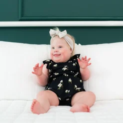 Knotted Bow Headband in Oat