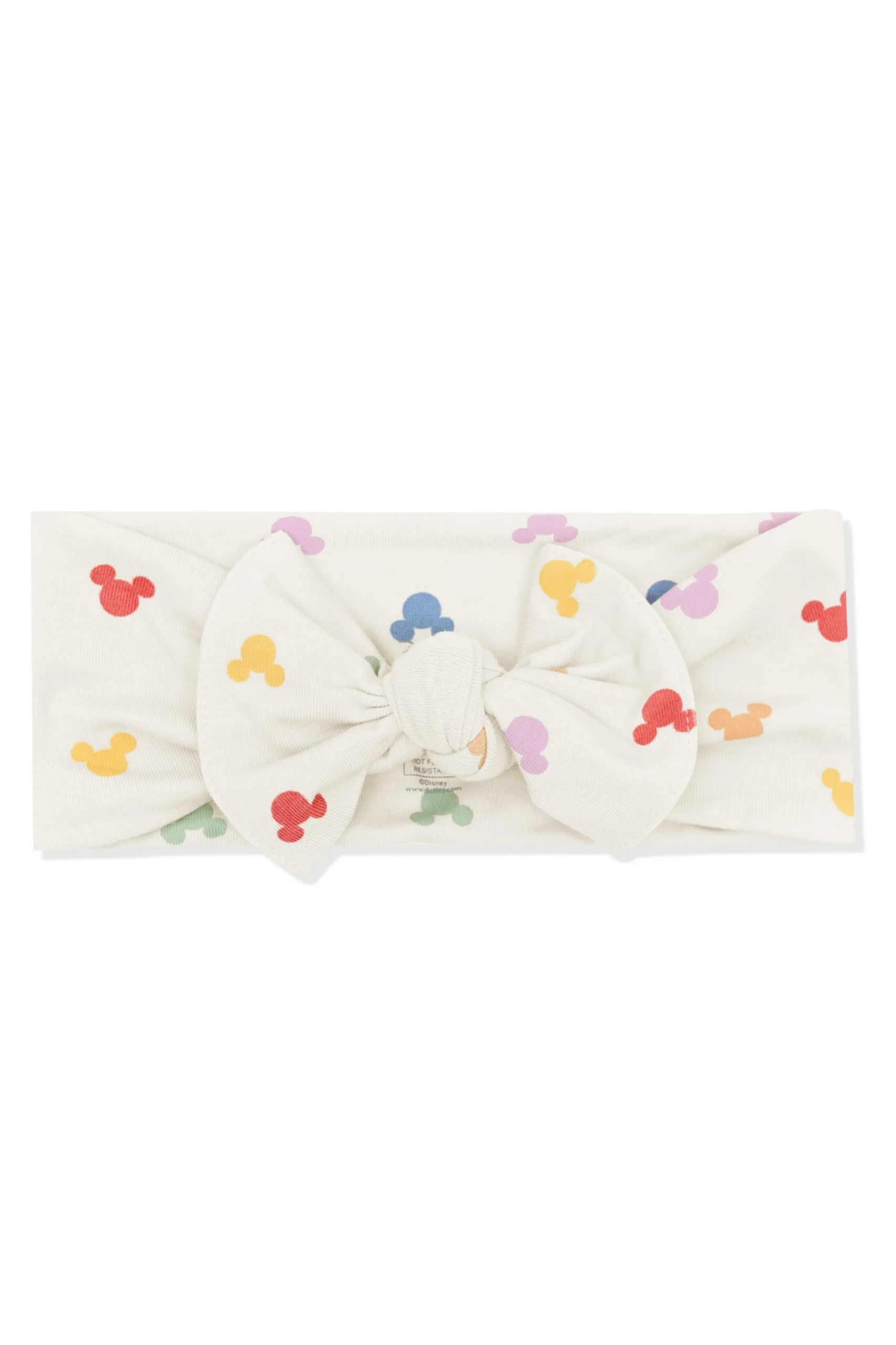 Knotted Bow Headband in Pastel Mickey Mouse