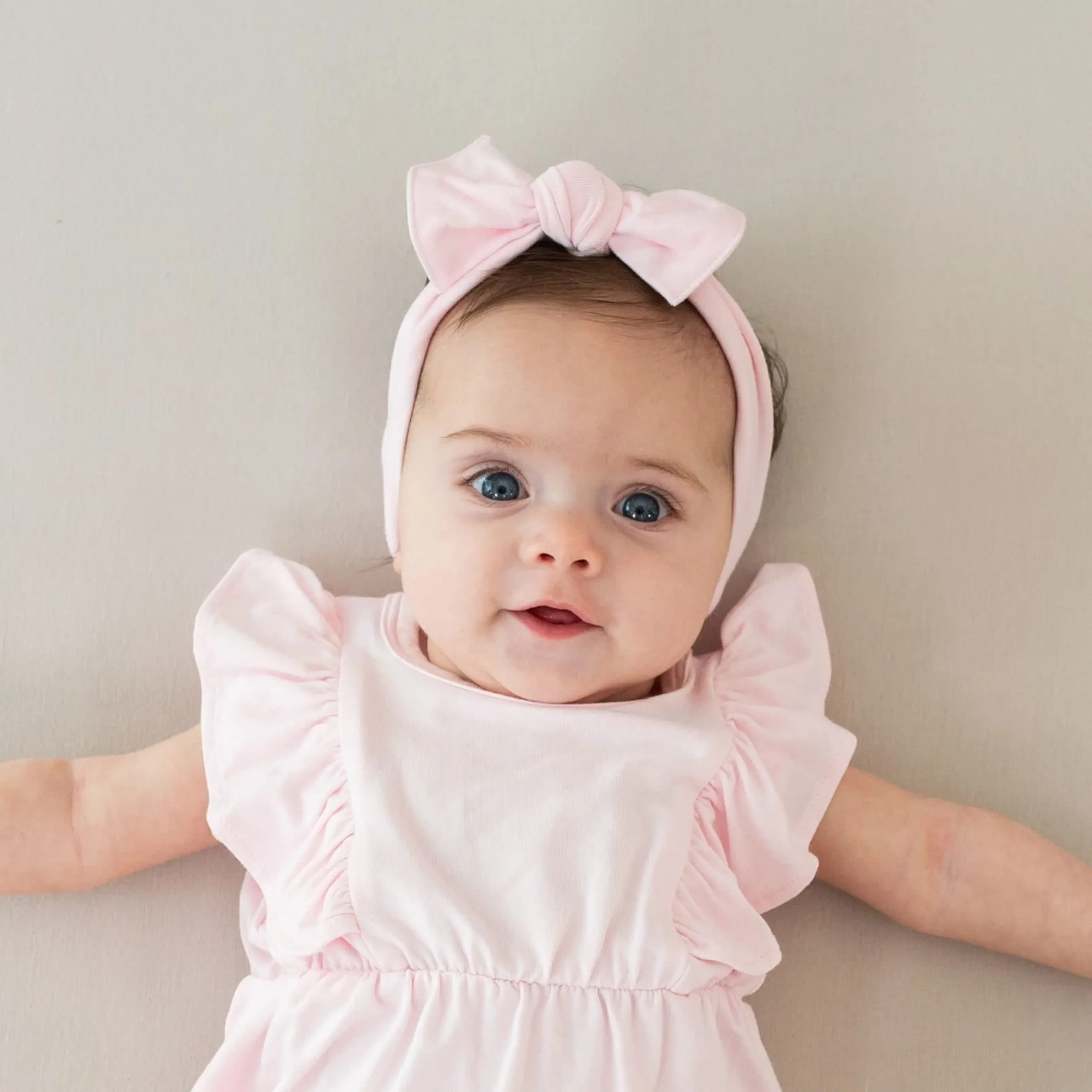 Knotted Bow Headband in Sakura