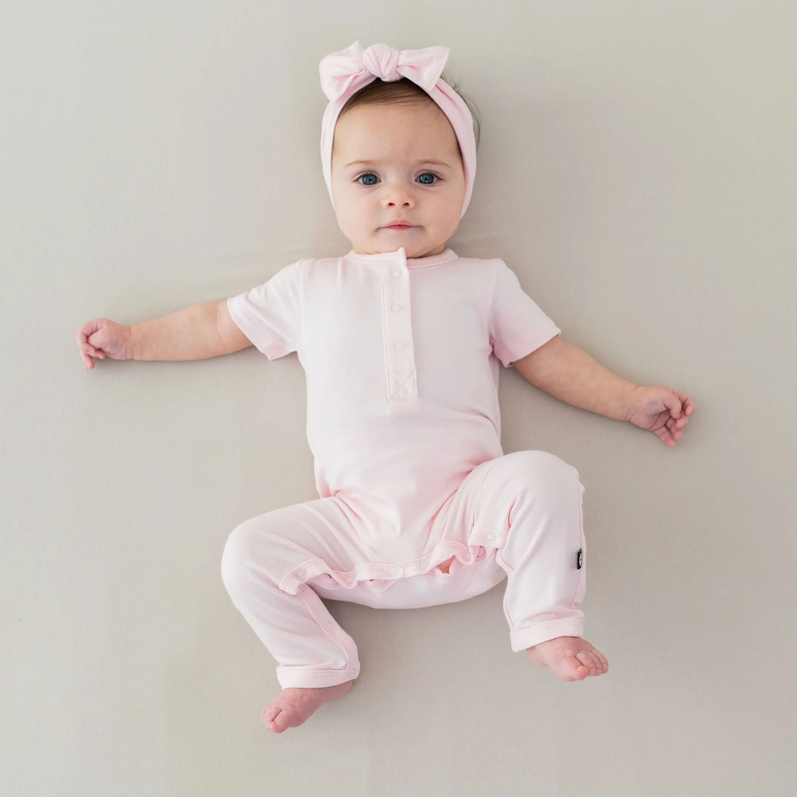 Knotted Bow Headband in Sakura