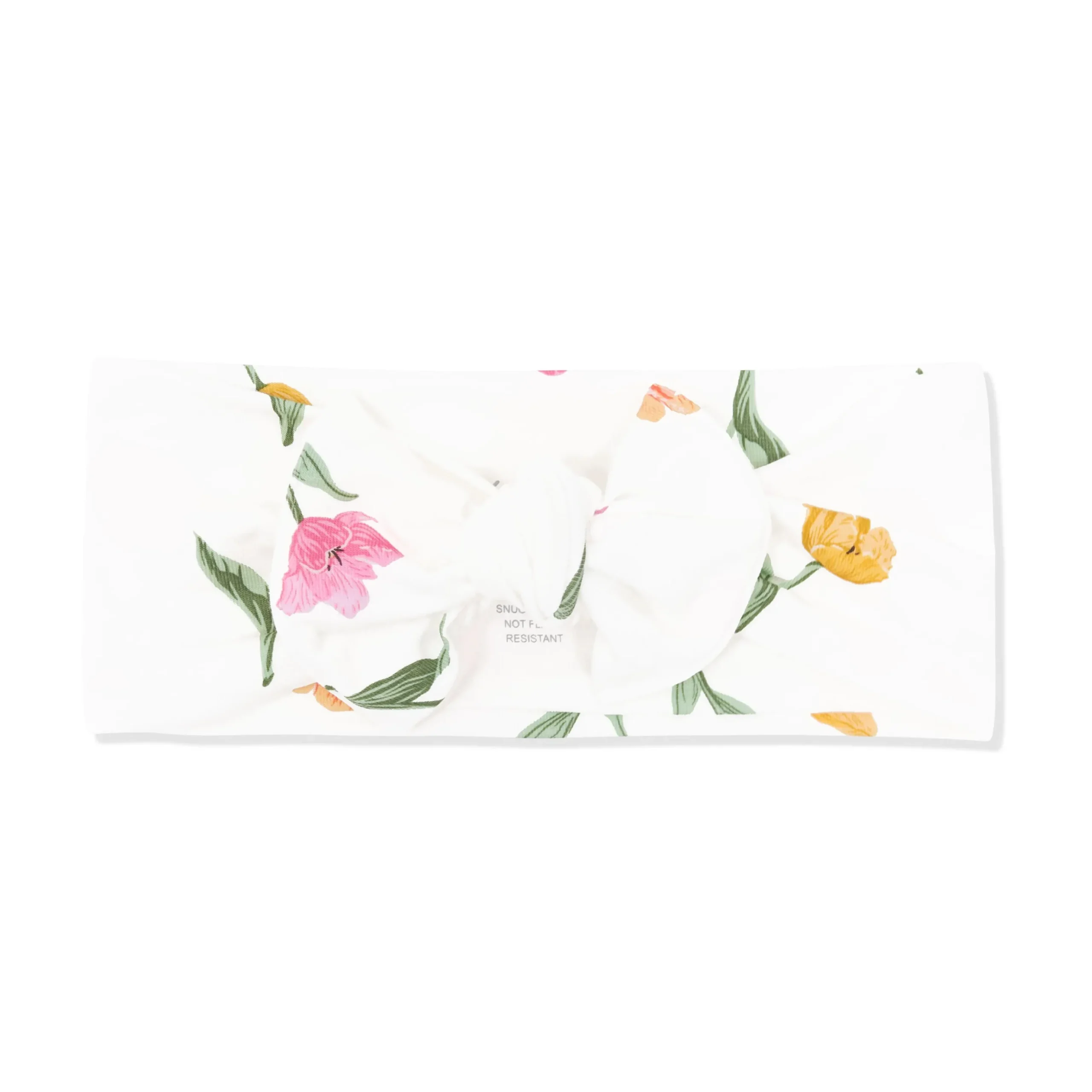 Knotted Bow Headband in Tulip