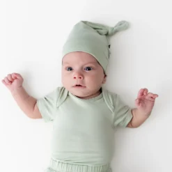 Knotted Cap in Basil