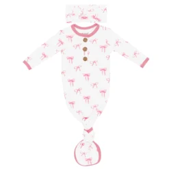 Knotted Gown with Bow Set in Bow