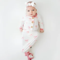 Knotted Gown with Bow Set in Bow