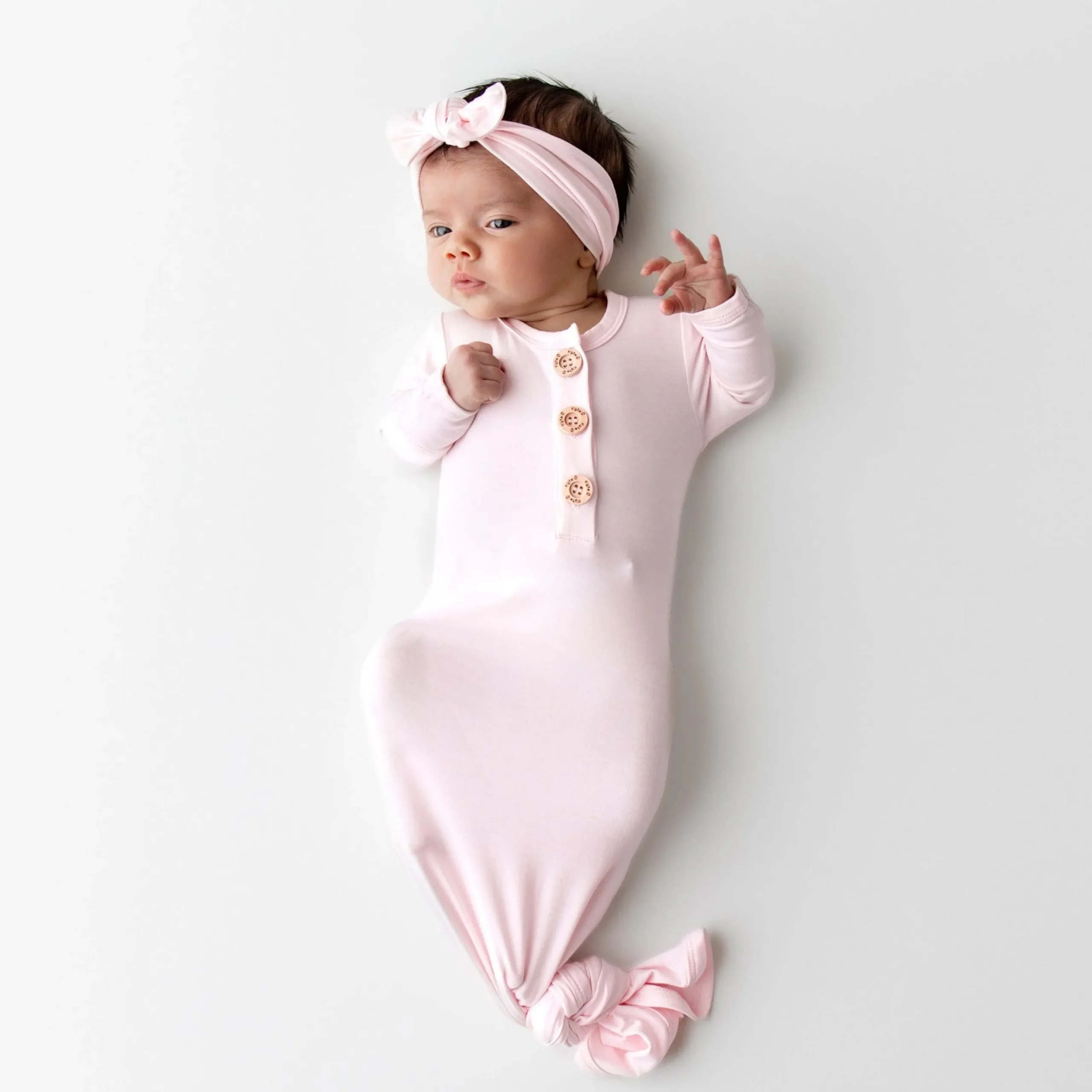 Knotted Gown with Bow Set in Sakura