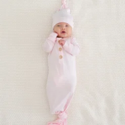 Knotted Gown with Hat Set in Sakura