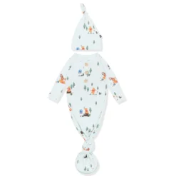 Knotted Gown with Hat Set in Winnie the Pooh Hundred Acre Wood