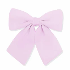 Large Alligator Clip Bow in Thistle