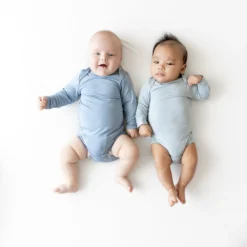 Long Sleeve Bodysuit in Fog