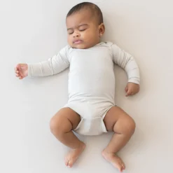 Long Sleeve Bodysuit in Oat
