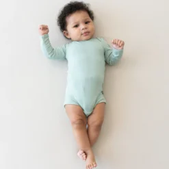 Long Sleeve Bodysuit in Sage