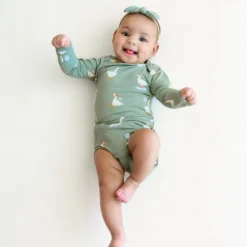Long Sleeve Bodysuit in Silly Goose