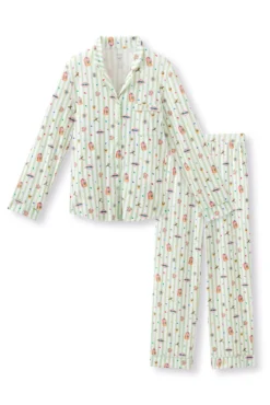 Long-Sleeved Women's Pajama Set in Honeydukes