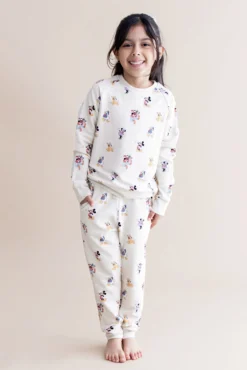 Long Sleeve Jogger Set in Mickey Mouse and Friends