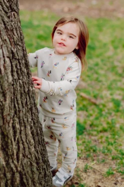 Long Sleeve Jogger Set in Mickey Mouse and Friends