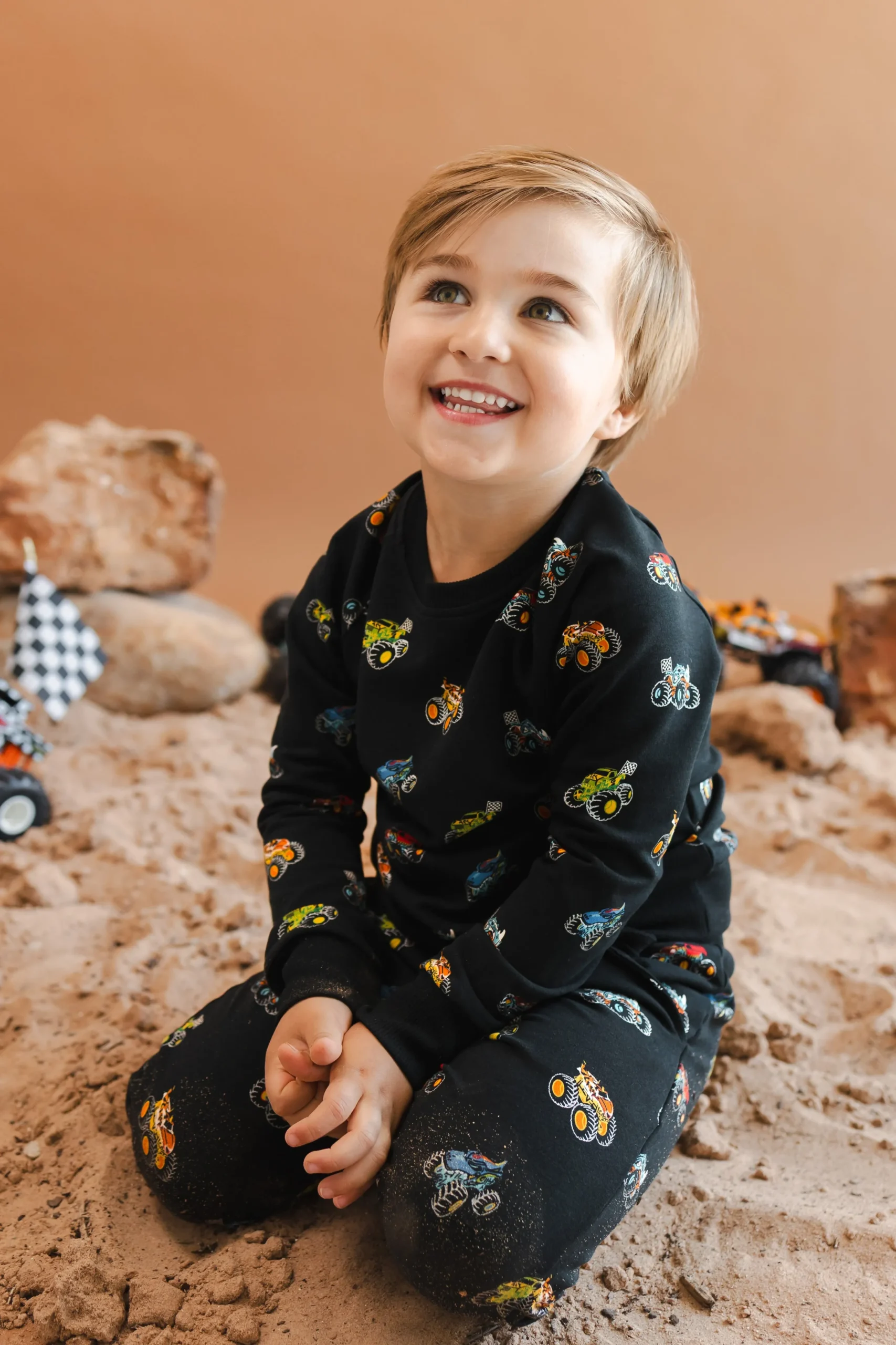 Long Sleeve Jogger Set in Monster Truck
