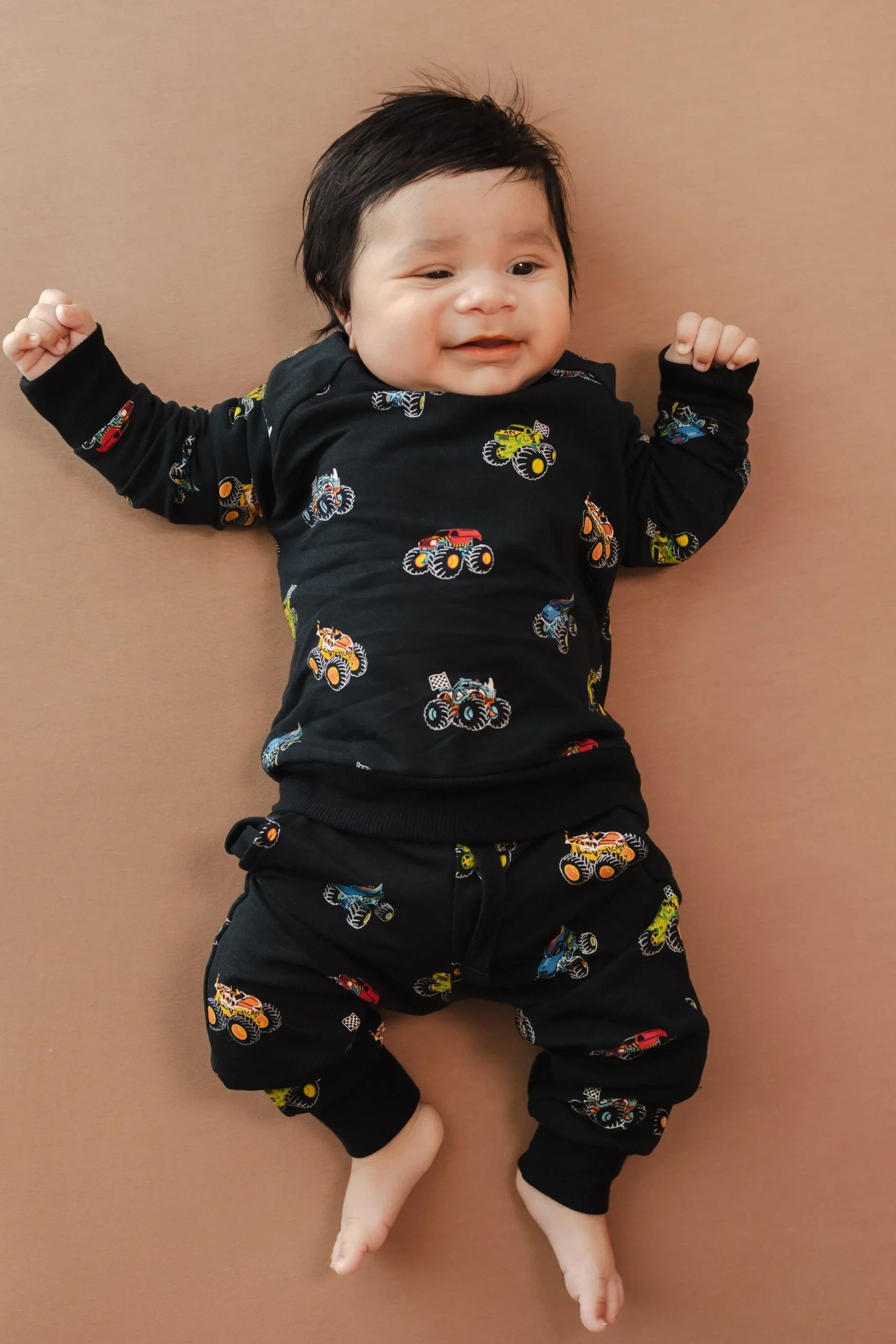 Long Sleeve Jogger Set in Monster Truck