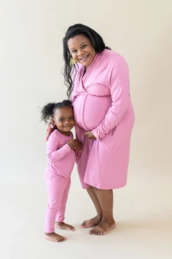 Long Sleeve Pajamas in Apple Blossom