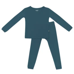 Long Sleeve Pajamas in Atlantic