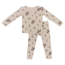 Long Sleeve Pajamas in Classic Cowboy