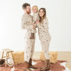 Long Sleeve Pajamas in Classic Cowboy