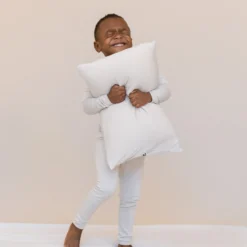 Long Sleeve Pajamas in Oat