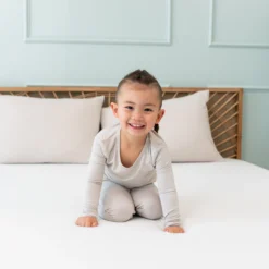 Long Sleeve Pajamas in Oat