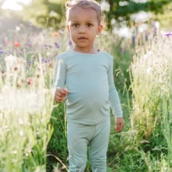 Long Sleeve Pajamas in Sage