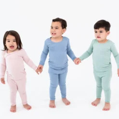 Long Sleeve Pajamas in Slate