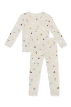 Long Sleeve Pajamas in Starry Icon